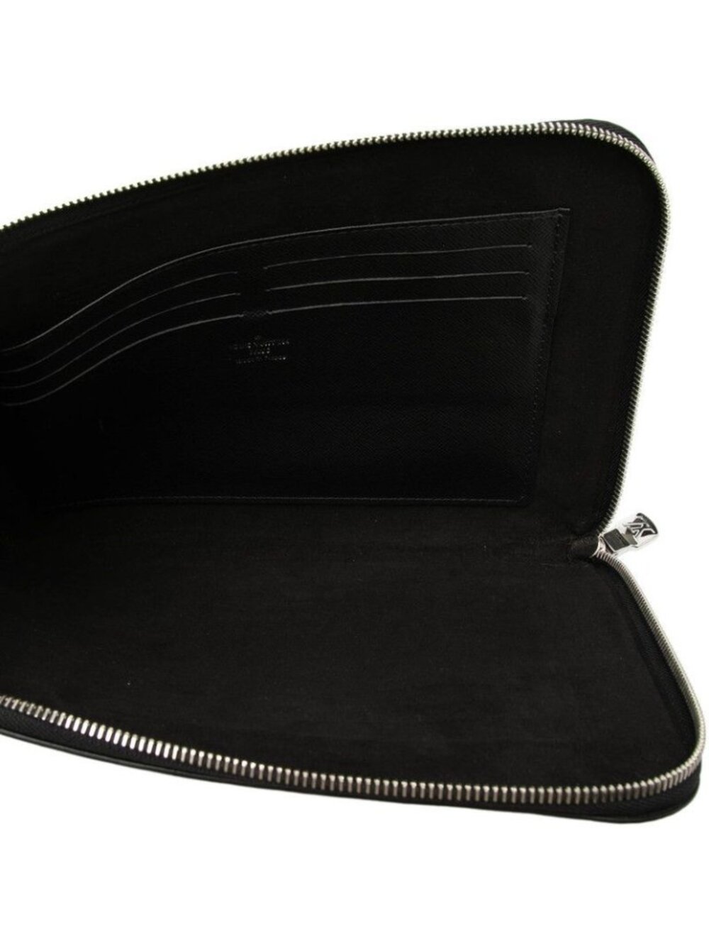Louis Vuitton Epi Pochette Jour PM Nm2 Clutch Noir Black Leather - Picture 4 of 6